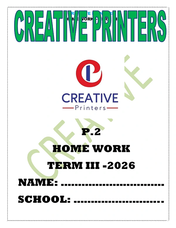 p.2 home work term 3 creative printers