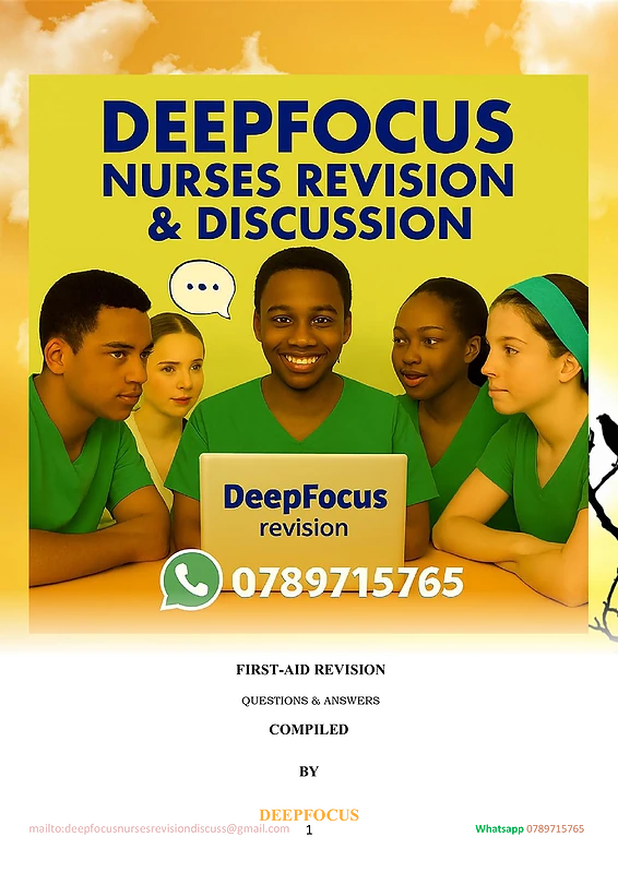 first-aid revision questions & answers compiled by deepfocus